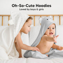 Load image into Gallery viewer, Cuddle Baby Hooded Towel (Elephant)