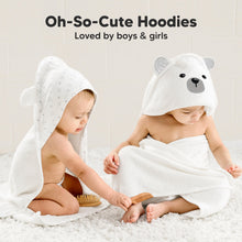 Load image into Gallery viewer, Cuddle Baby Hooded Towel (Polar)