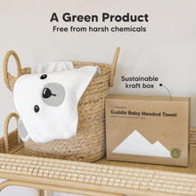 Load image into Gallery viewer, Cuddle Baby Hooded Towel (Polar)