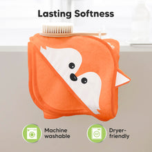 Load image into Gallery viewer, Cuddle Baby Hooded Towel (Fox)
