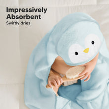 Load image into Gallery viewer, Cuddle Baby Hooded Towel (Penguin)