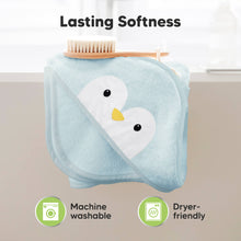 Load image into Gallery viewer, Cuddle Baby Hooded Towel (Penguin)