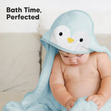 Load image into Gallery viewer, Cuddle Baby Hooded Towel (Penguin)