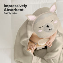 Load image into Gallery viewer, Cuddle Baby Hooded Towel (Alpaca)