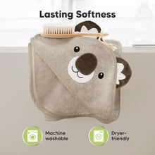 Load image into Gallery viewer, Cuddle Baby Hooded Towel (Alpaca)