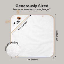 Load image into Gallery viewer, Cuddle Baby Hooded Towel (Dog, Petite)