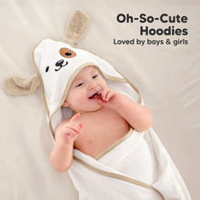 Load image into Gallery viewer, Cuddle Baby Hooded Towel (Dog, Petite)