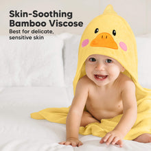 Load image into Gallery viewer, Cuddle Baby Hooded Towel (Duck)