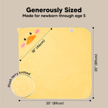 Load image into Gallery viewer, Cuddle Baby Hooded Towel (Duck)