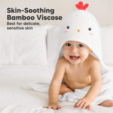 Load image into Gallery viewer, Cuddle Baby Hooded Towel (Rooster)