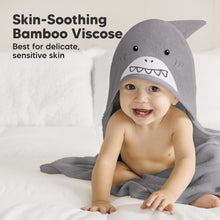 Load image into Gallery viewer, Cuddle Baby Hooded Towel (Shark)