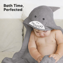 Load image into Gallery viewer, Cuddle Baby Hooded Towel (Shark)