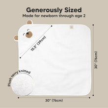 Load image into Gallery viewer, Cuddle Baby Hooded Towel (Grizzly, Petite)