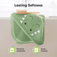 Load image into Gallery viewer, Cuddle Baby Hooded Towel (Alligator)