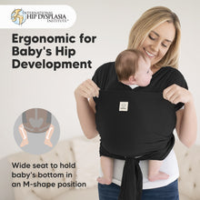 Load image into Gallery viewer, D-Lite Wrap Carrier (Trendy Black)