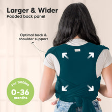 Load image into Gallery viewer, D-Lite Wrap Carrier (Peacock Green)