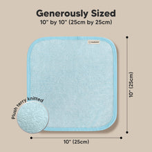 Load image into Gallery viewer, Deluxe Baby Washcloths (Bravo Blue)