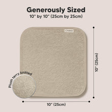 Load image into Gallery viewer, Deluxe Baby Washcloths (Earth Brown)
