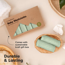 Load image into Gallery viewer, Deluxe Baby Washcloths (Pistachio)
