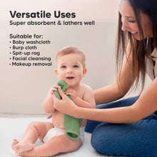 Load image into Gallery viewer, Deluxe Baby Washcloths (Verde)