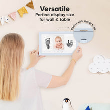 Load image into Gallery viewer, Duo Clean Touch Inkless Hand & Footprint Frame Kit (Mist Blue)