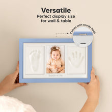 Load image into Gallery viewer, Baby Handprint & Footprint Keepsake Duo Frame (Cornflower)