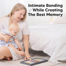 Load image into Gallery viewer, Baby Handprint & Footprint Keepsake Duo Frame (Gunmetal Gray)