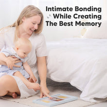 Load image into Gallery viewer, Baby Handprint & Footprint Keepsake Duo Frame (Mist Blue)