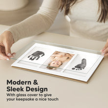 Load image into Gallery viewer, Duo Clean Touch Inkless Hand & Footprint Frame Kit (Vintage White)