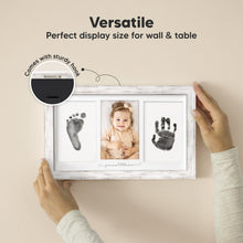 Load image into Gallery viewer, Duo Clean Touch Inkless Hand & Footprint Frame Kit (Vintage White)