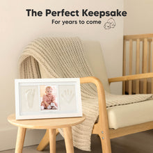 Load image into Gallery viewer, Baby Handprint & Footprint Keepsake Duo Frame