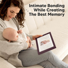 Load image into Gallery viewer, Baby Handprint & Footprint Keepsake Duo Frame (Auburn)