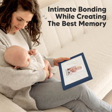 Load image into Gallery viewer, Baby Handprint & Footprint Keepsake Duo Frame (Midnight Blue)