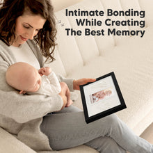 Load image into Gallery viewer, Baby Handprint & Footprint Keepsake Duo Frame (Onyx Black)