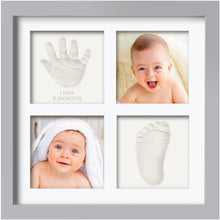 Load image into Gallery viewer, Ever Baby Hand & Footprint Keepsake Frame (Cloud Gray)