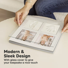 Load image into Gallery viewer, Ever Baby Hand & Footprint Keepsake Frame (Cloud Gray)