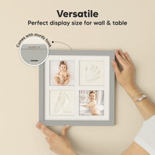 Load image into Gallery viewer, Ever Baby Hand & Footprint Keepsake Frame (Cloud Gray)