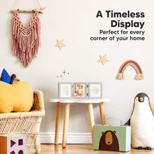 Load image into Gallery viewer, Fond Hand & Footprint Keepsake Frame (Cloud Gray)