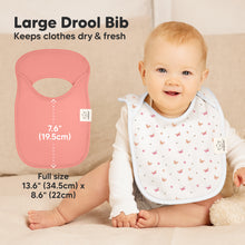 Load image into Gallery viewer, 8-Pack Hallo Drool Bibs (Butterflies)