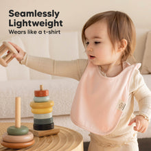 Load image into Gallery viewer, 8-Pack Hallo Drool Bibs (Dahlia)