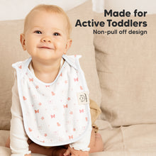 Load image into Gallery viewer, 8-Pack Hallo Drool Bibs (Butterflies)