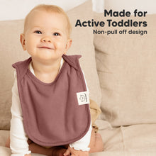 Load image into Gallery viewer, 8-Pack Hallo Drool Bibs (Mauve)