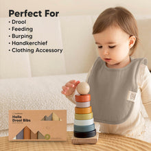 Load image into Gallery viewer, 8-Pack Hallo Drool Bibs (Terracotta)