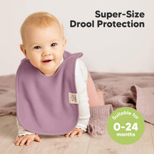 Load image into Gallery viewer, 8-Pack Hallo Drool Bibs (Mauve)