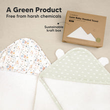 Load image into Gallery viewer, Luxe Baby Hooded Towel (Rainbow)