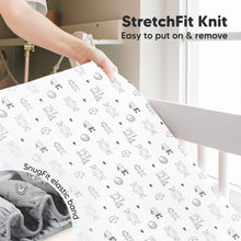 Load image into Gallery viewer, Isla Fitted Crib Sheets (Woodland)