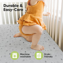 Load image into Gallery viewer, Isla Fitted Crib Sheets (Woodland)