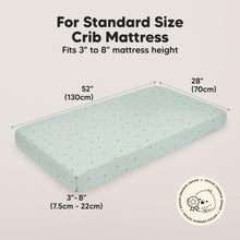 Load image into Gallery viewer, Isla Fitted Crib Sheets (Bunnies)