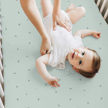 Load image into Gallery viewer, Isla Fitted Crib Sheets (Bunnies)