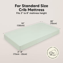 Load image into Gallery viewer, Isla Fitted Crib Sheets (Wildflowers)